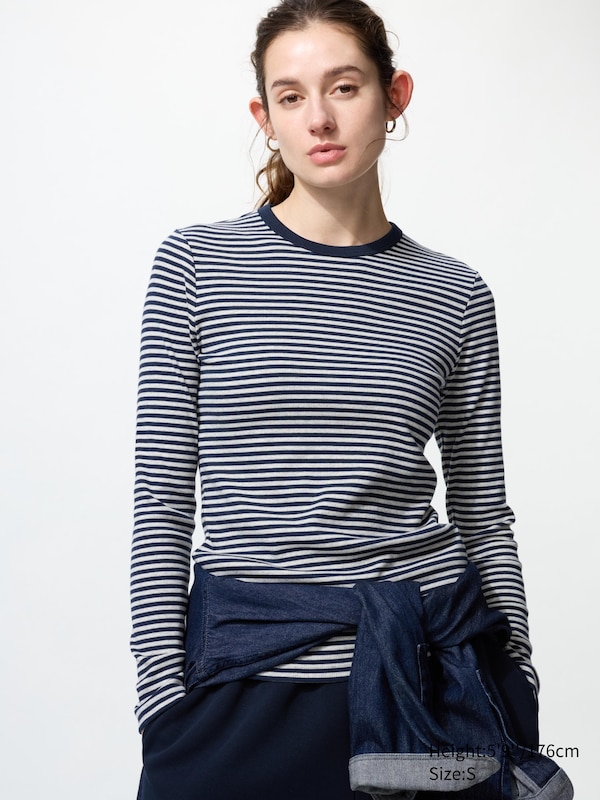 Soft Ribbed Long Sleeve T-Shirt
