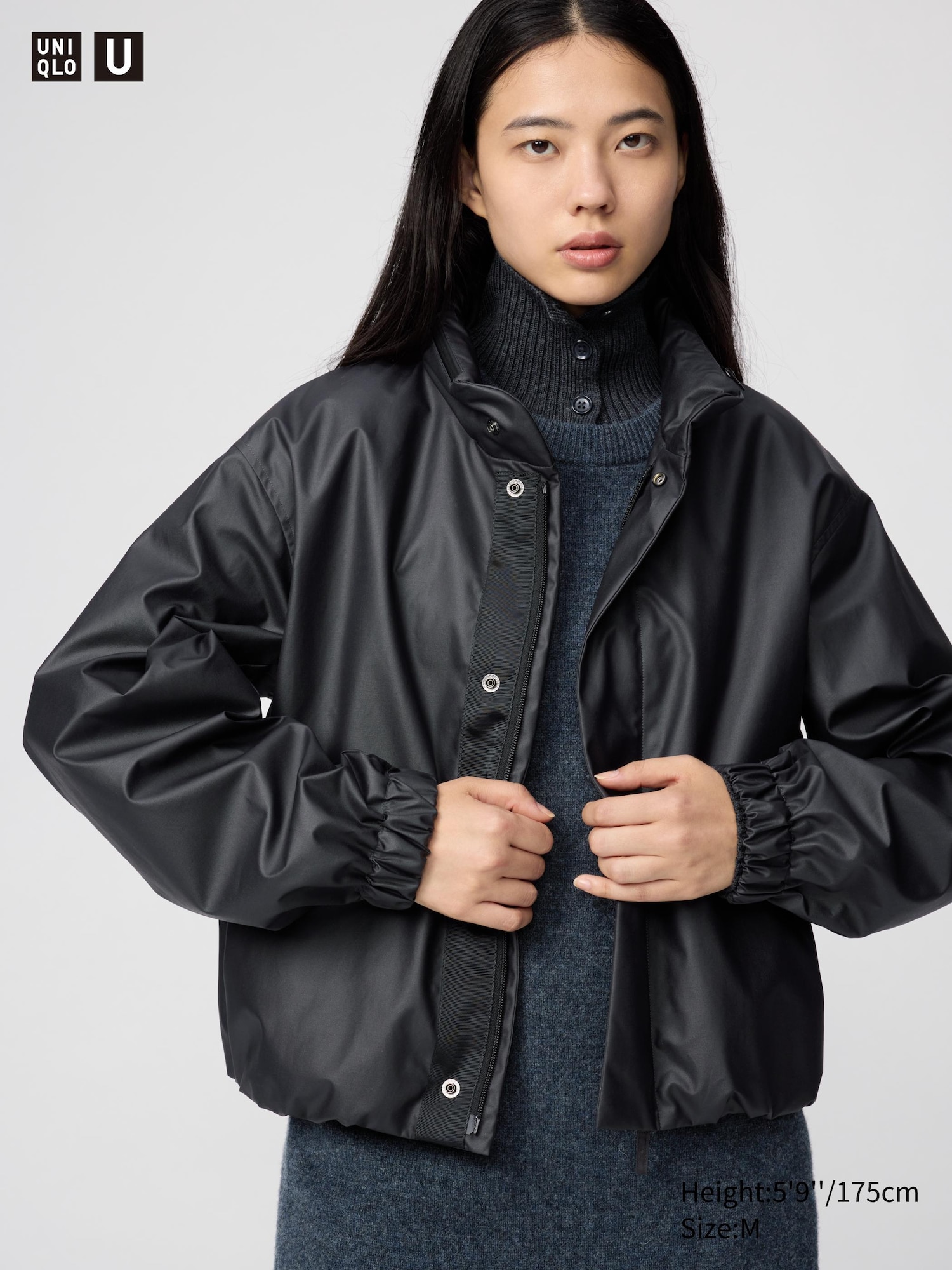 Women's Uniqlo U Coated Short Blouson | UNIQLO AU Women's Uniqlo U Coated Short Blouson | UNIQLO AU