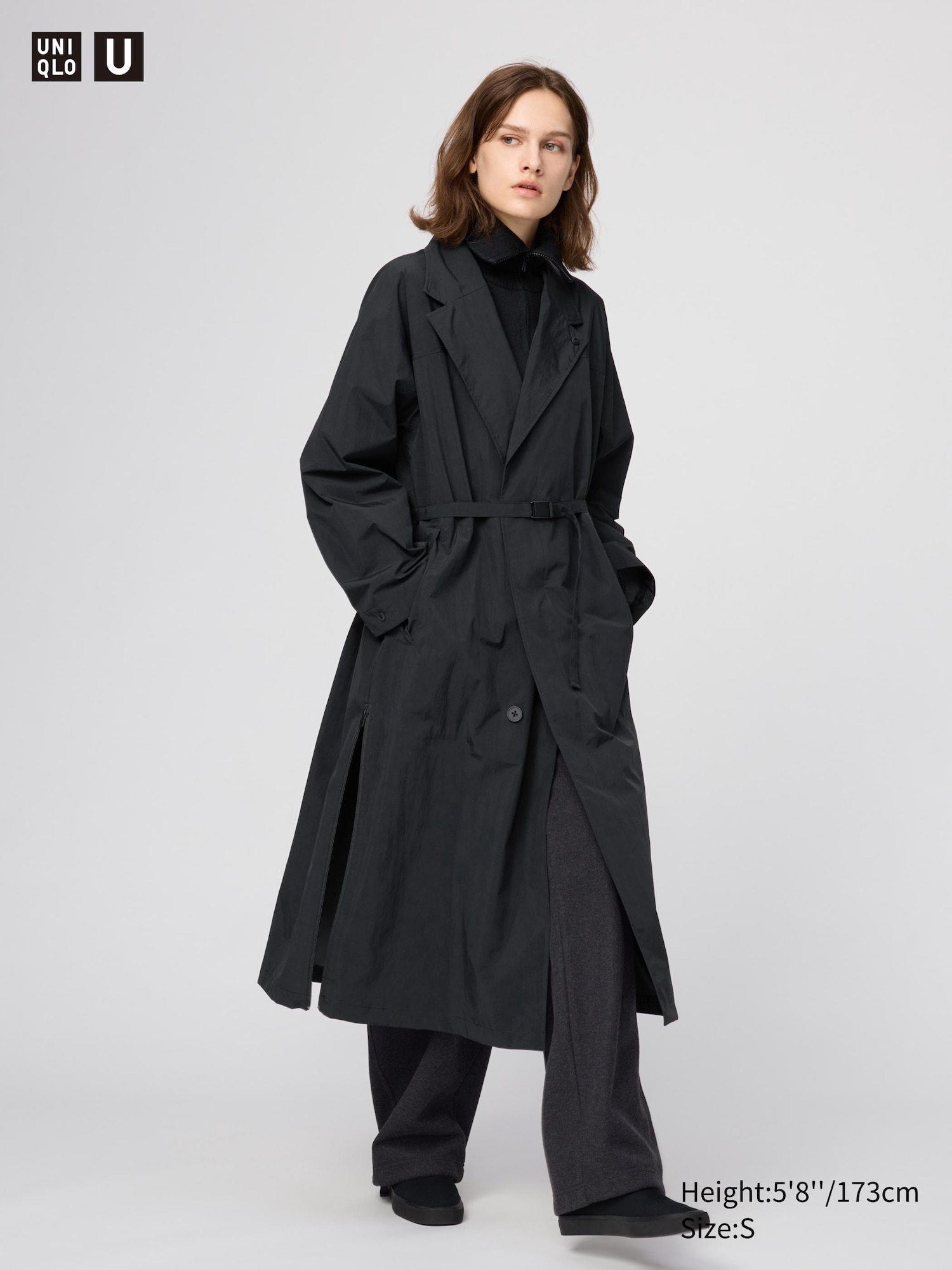 Women's Uniqlo U Single Breasted Long Coat | UNIQLO AU
