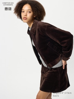 COMPTOIR DES COTONNIERS Corduroy Short Jacket