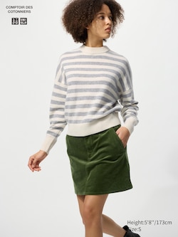 COMPTOIR DES COTONNIERS Corduroy Mini Skirt
