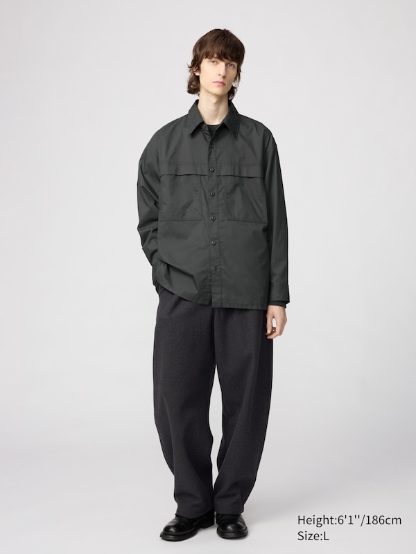Uniqlo U Utility Oversized Long Sleeve Shirt