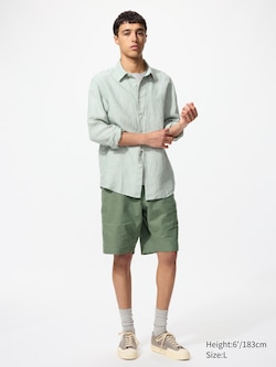 Linen Blend Shorts