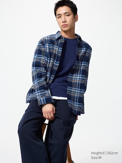 Flannel Checked Long Sleeve Shirt