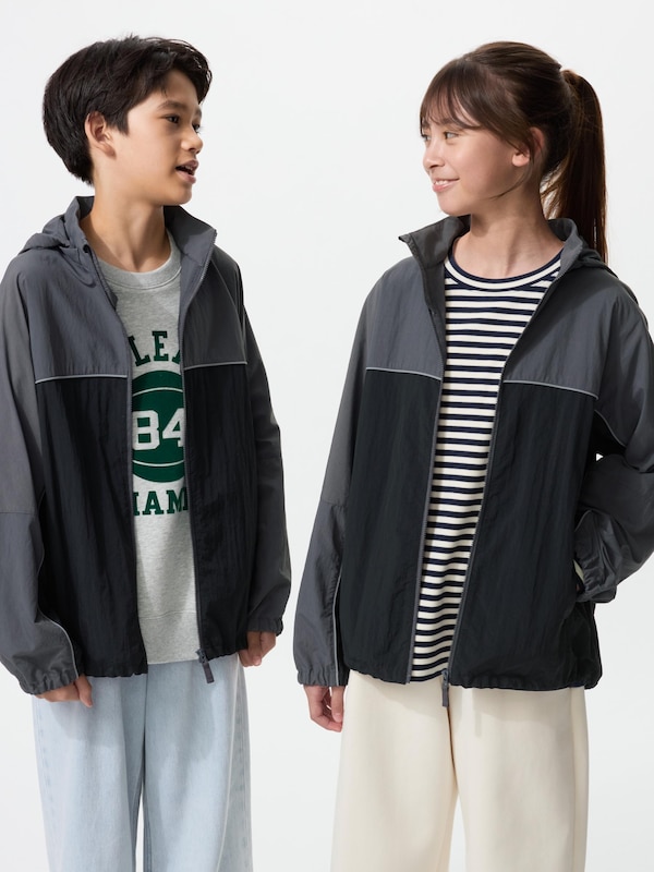 KIDS Pocketable UV Protection Parka
