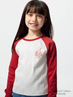 GIRLS PEANUTS UT Graphic T-Shirt Long Sleeve