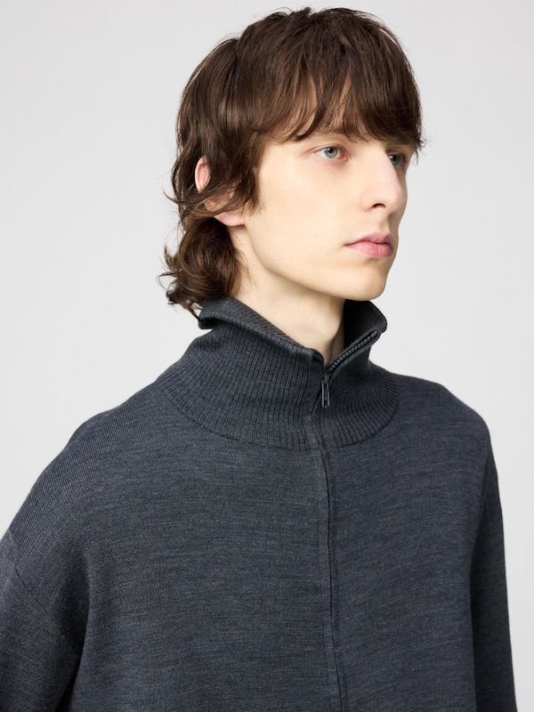 Uniqlo U Double Face Knit Zip-Up Jacket
