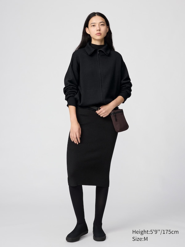 Uniqlo U Double Face Knit Zip-Up Jacket