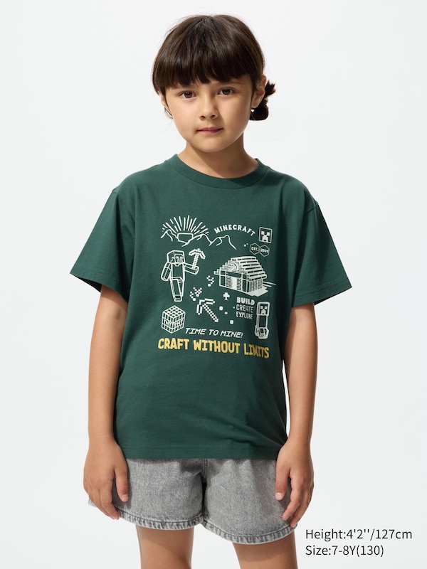 KIDS Minecraft UT Graphic T-Shirt