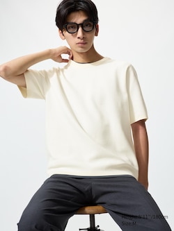 Washable Milano Ribbed Knitted T-Shirt