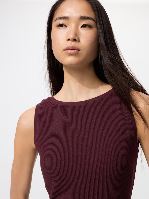 Washable Knit Sleeveless BRA TOP Dress