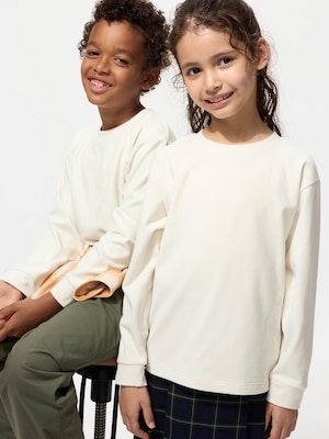 Fleece Crew Neck T-Shirt Long Sleeve