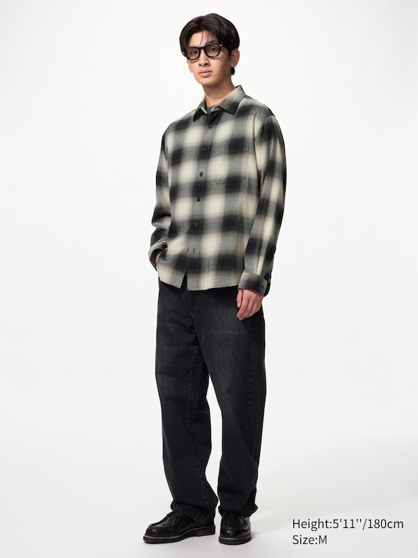 Flannel Checked Long Sleeve Shirt
