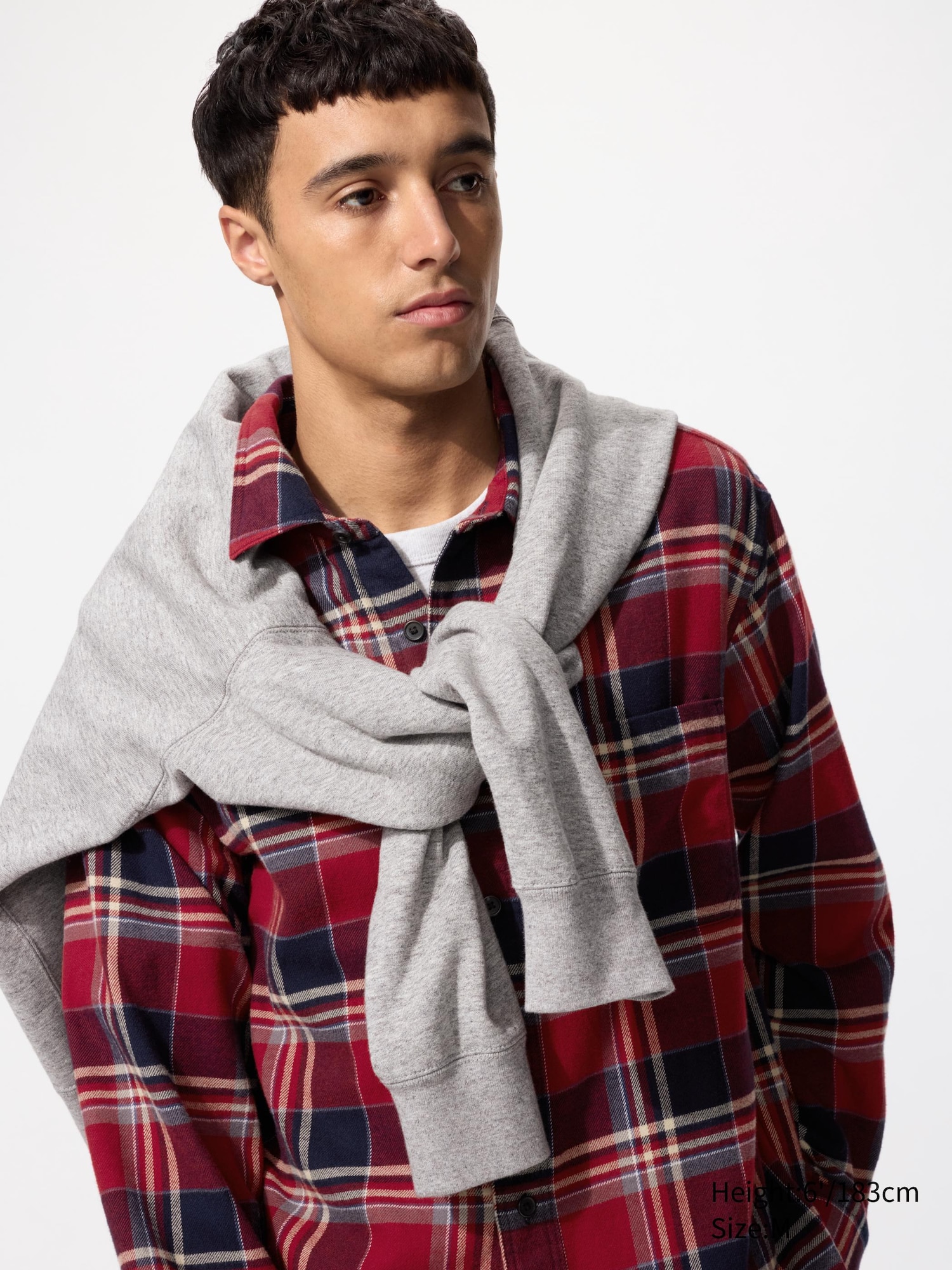 Flannel Checked Long Sleeve Shirt