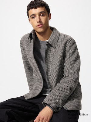 Single Collar Short Blouson