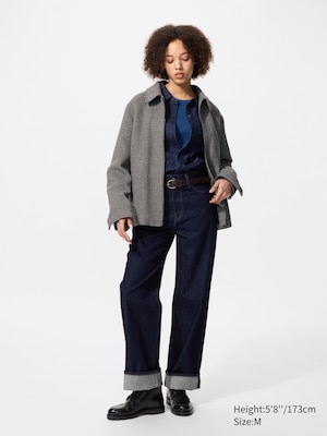 Single Collar Short Blouson