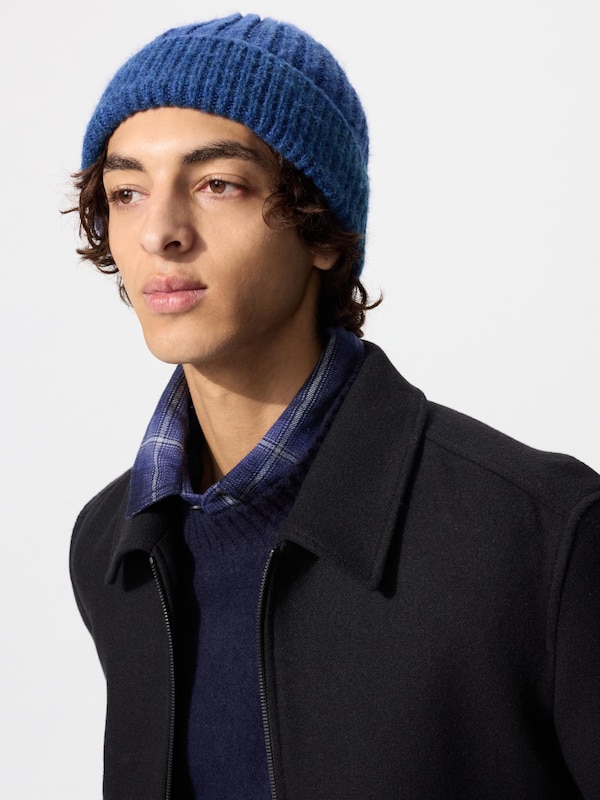 HEATTECH Ribbed Beanie Marled Yarn