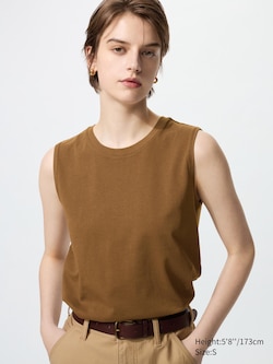 Cotton Sleeveless T-Shirt