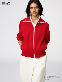 UNIQLO : C Washable Milano Ribbed Full Zip Cardigan