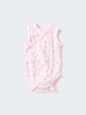 Cotton Mesh Sleeveless Bodysuit