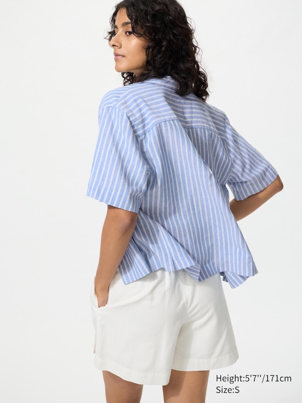 Linen Blend Skort