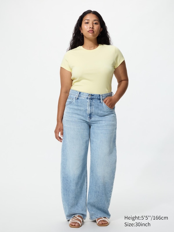 Baggy Curve Jeans (Barrel Leg) | Regular Length