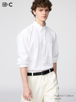 UNIQLO : C Broadcloth Oversized Long Sleeve Shirt