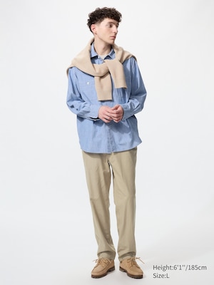 Linen Blend Relaxed Pants