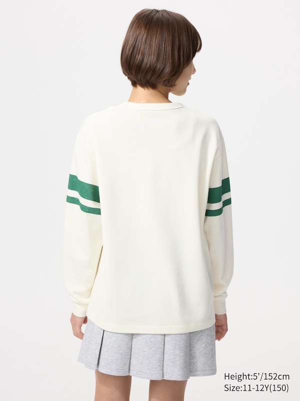 K's AIRism cotton crew neck T/L/graphicA