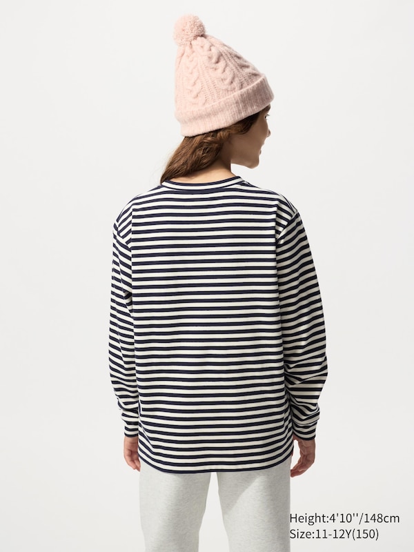 Fleece Crew Neck T-Shirt Long Sleeve