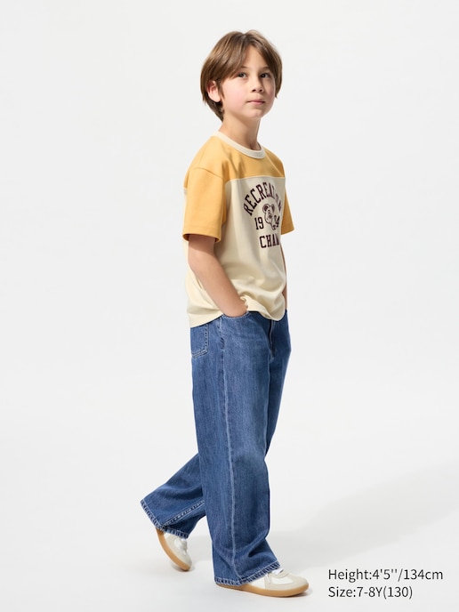 KIDS Wide Fit Straight Jeans