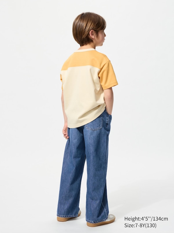 KIDS Wide Fit Straight Jeans