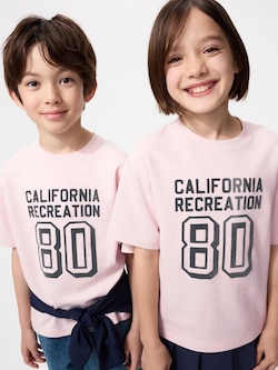 KIDS AIRism Cotton Graphic Crew Neck T-Shirt