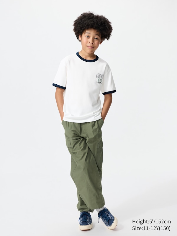 KIDS AIRism Cotton Graphic Crew Neck T-Shirt