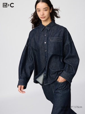 UNIQLO : C Denim Relaxed Shirt Jacket