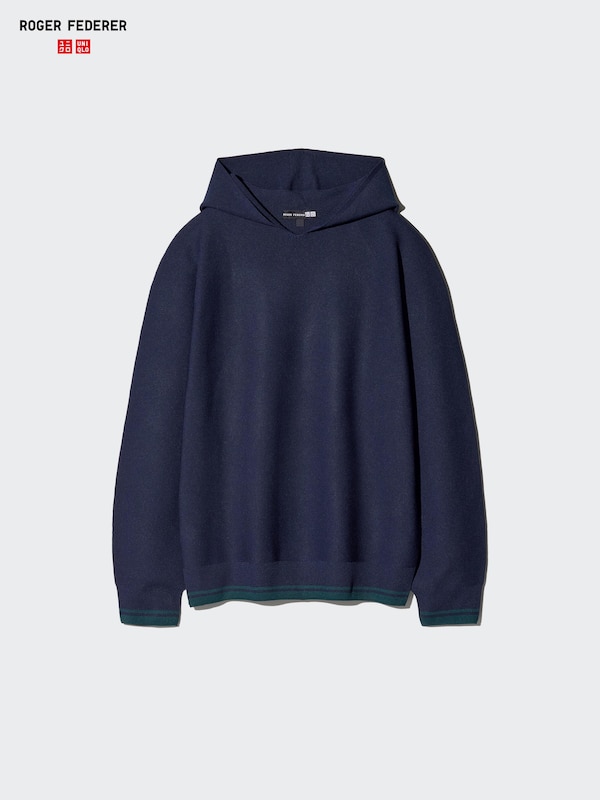 Roger Federer Washable 3D Knit Pullover Hoodie