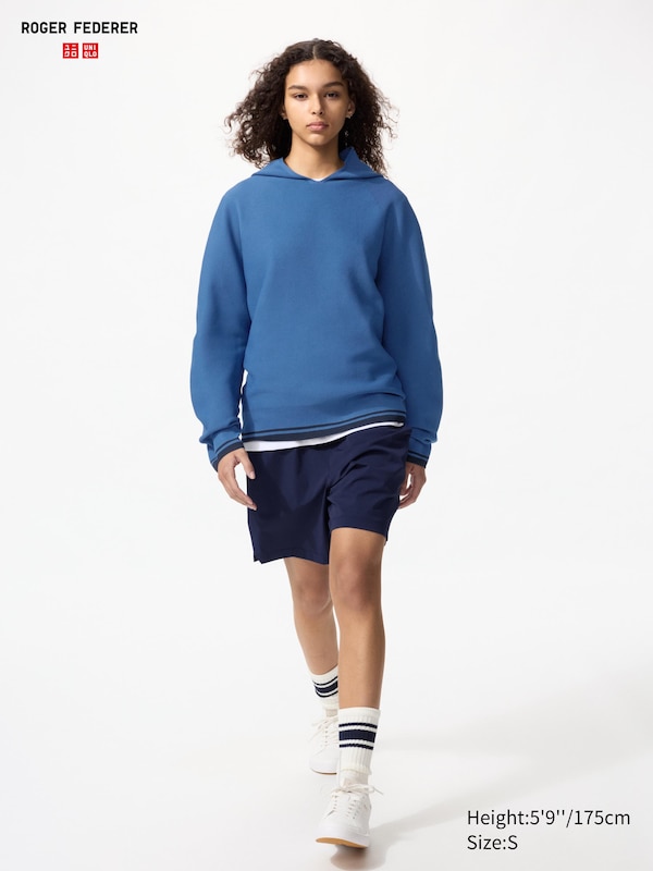 Roger Federer Washable 3D Knit Pullover Hoodie
