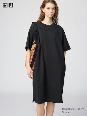 AIRism Cotton Relaxed Dress Short Sleeve