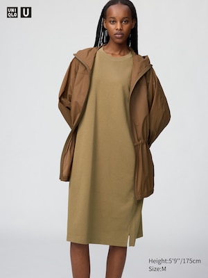 Uniqlo U AIRism Cotton Relaxed Dress Short Sleeve