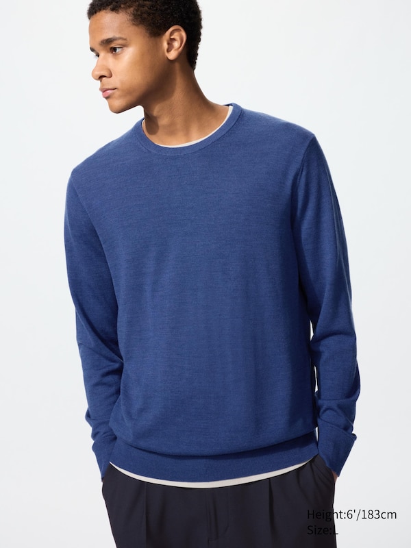100% Australian Merino Crew Neck Sweater