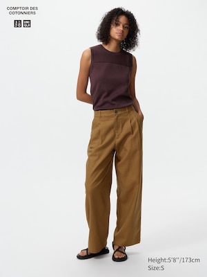 UNIQLO and COMPTOIR DES COTONNIERS Linen Blend Straight Pants