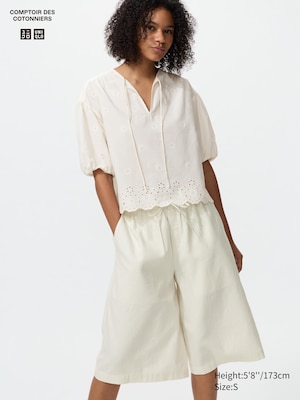 UNIQLO and COMPTOIR DES COTONNIERS Linen Blend Culotte