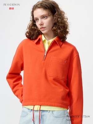 UNIQLO and JW ANDERSON Sweat Half Zip Shirt