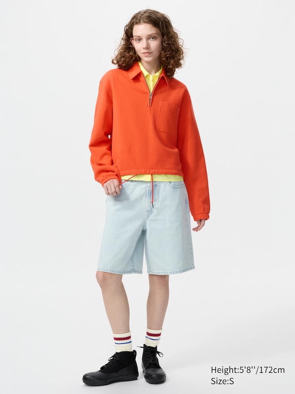 UNIQLO and JW ANDERSON Sweat Half Zip Shirt