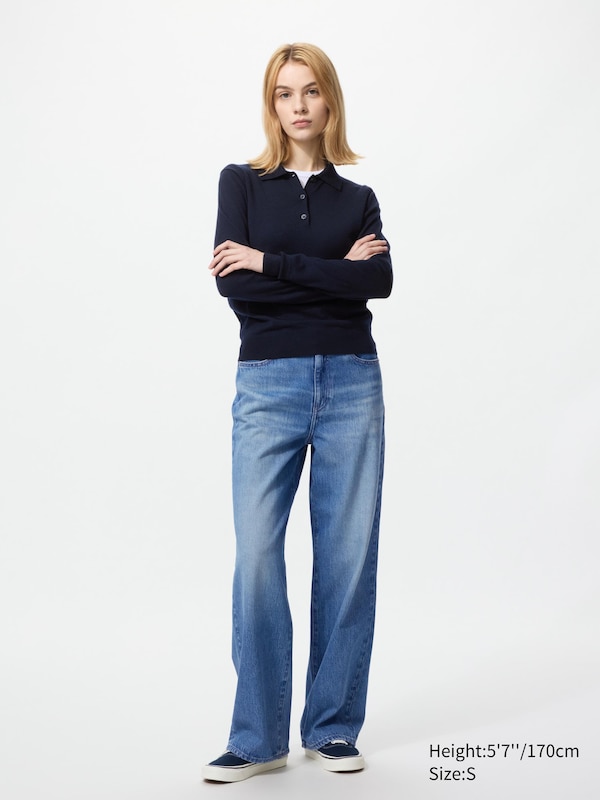 100% Australian Merino Polo Sweater