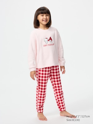 GIRLS Sanrio characters Fleece Set Long Sleeve