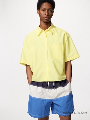 UNIQLO and JW ANDERSON Oxford Boxy Short Sleeve Shirt
