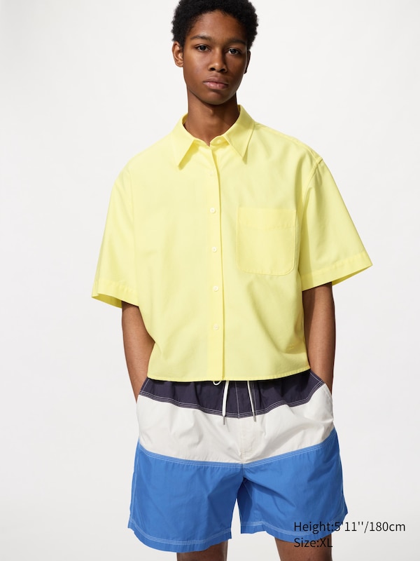 UNIQLO and JW ANDERSON Oxford Boxy Short Sleeve Shirt