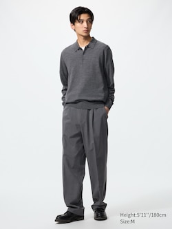 100% Australian Merino Knitted Polo Shirt