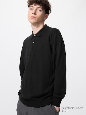 100% Australian Merino Knitted Polo Shirt